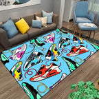 Fashion Shoes Sneakers Rug