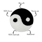 Yin and Yang Symbol Rug