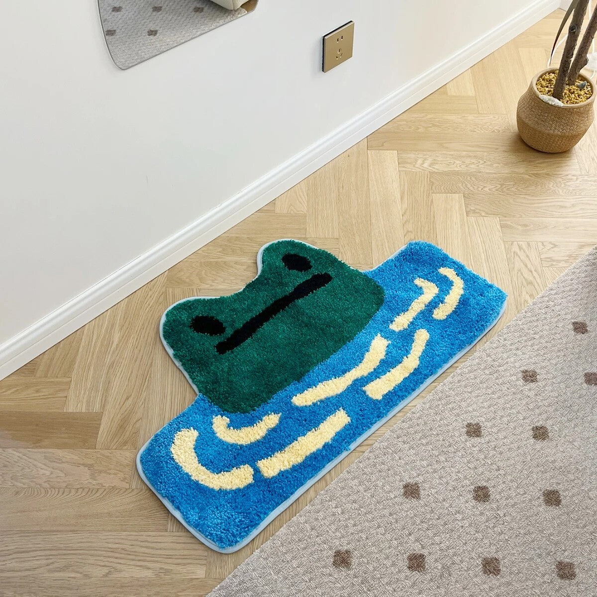 Frog River Plush Rug