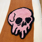 Pink Melting Skull
