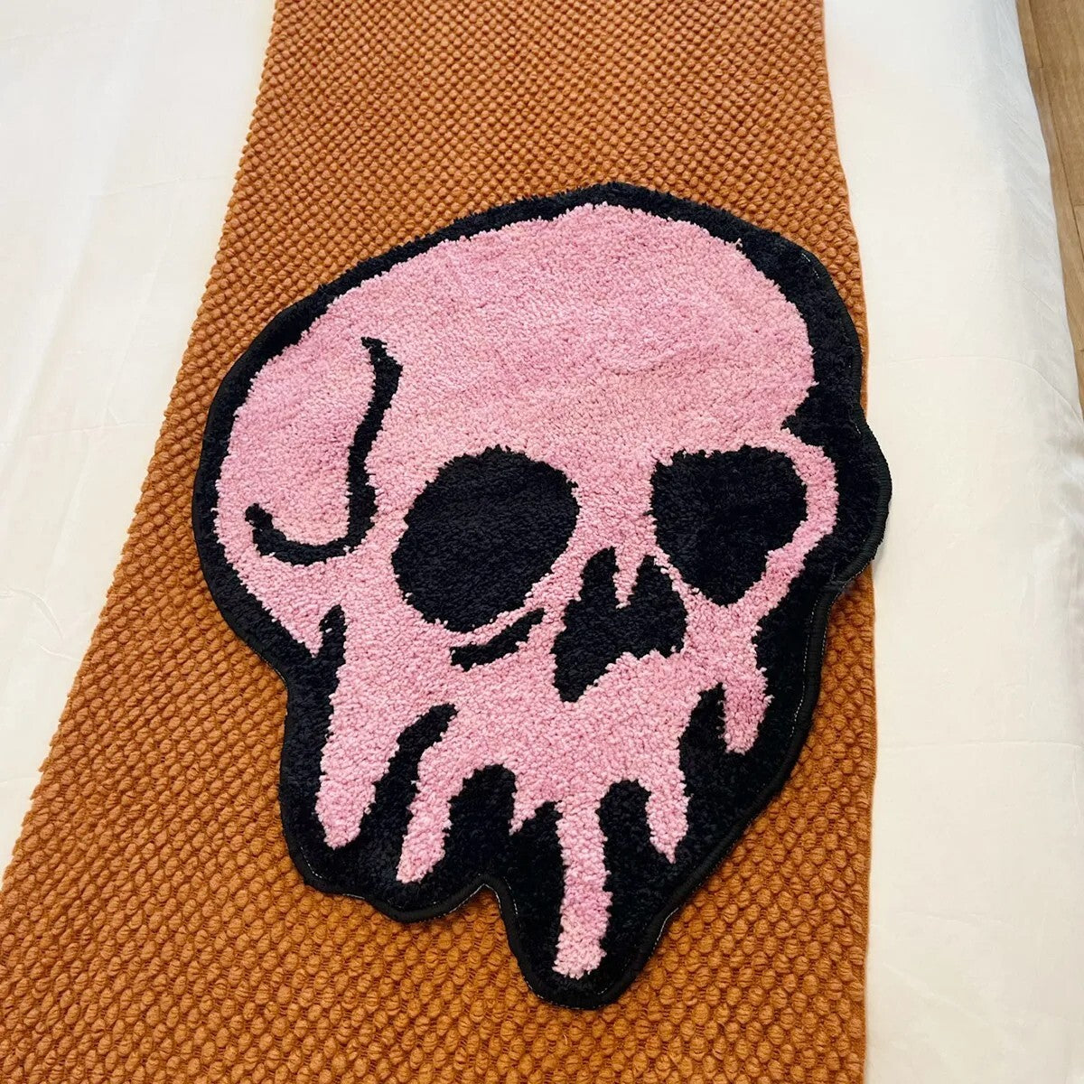 Pink Melting Skull