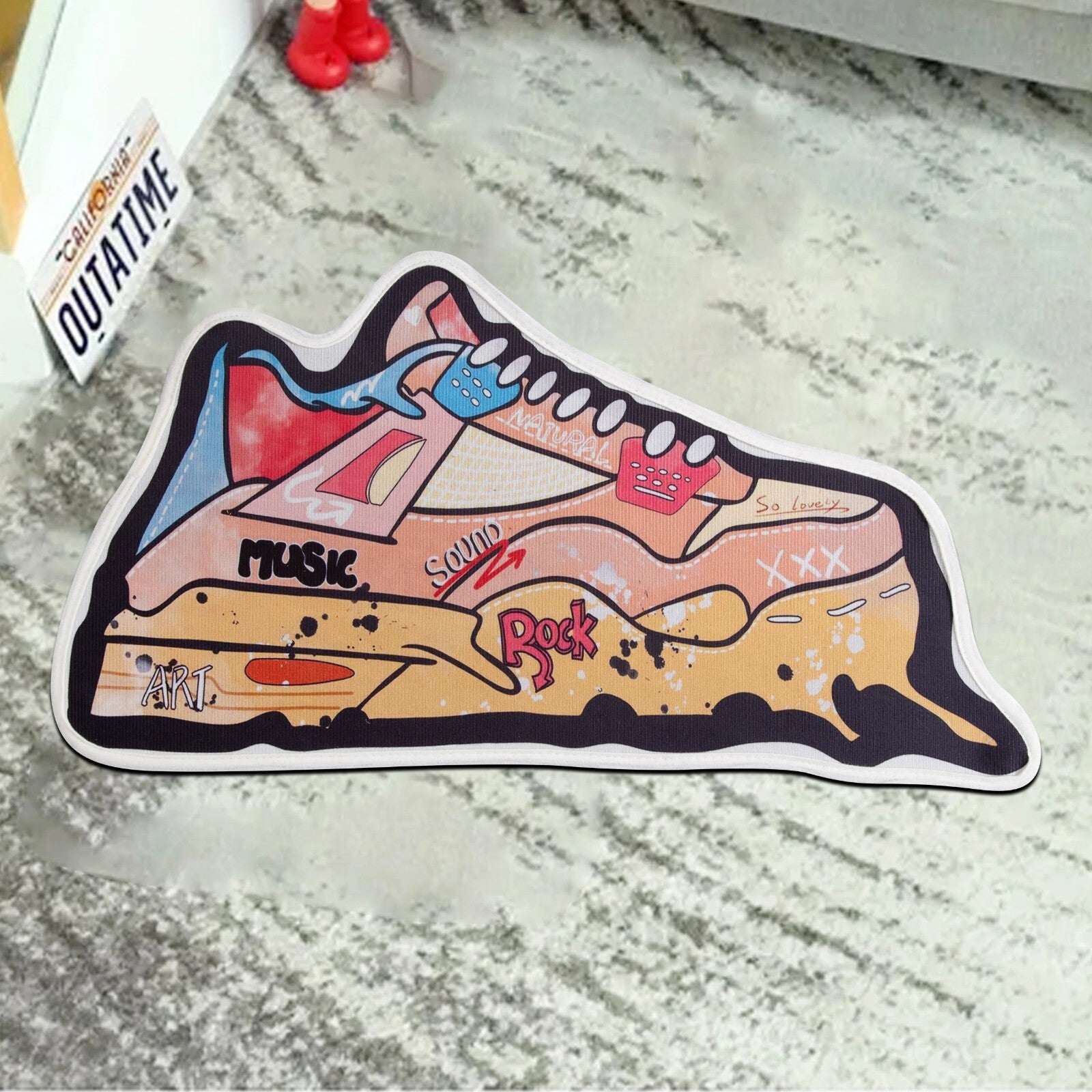 "Light" Hypebeast Sneaker Rug