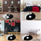 Yin and Yang Symbol Rug