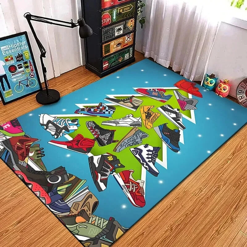 Fashion Shoes Sneakers Rug
