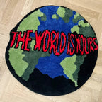 "The World Is Yours" Earth Rug