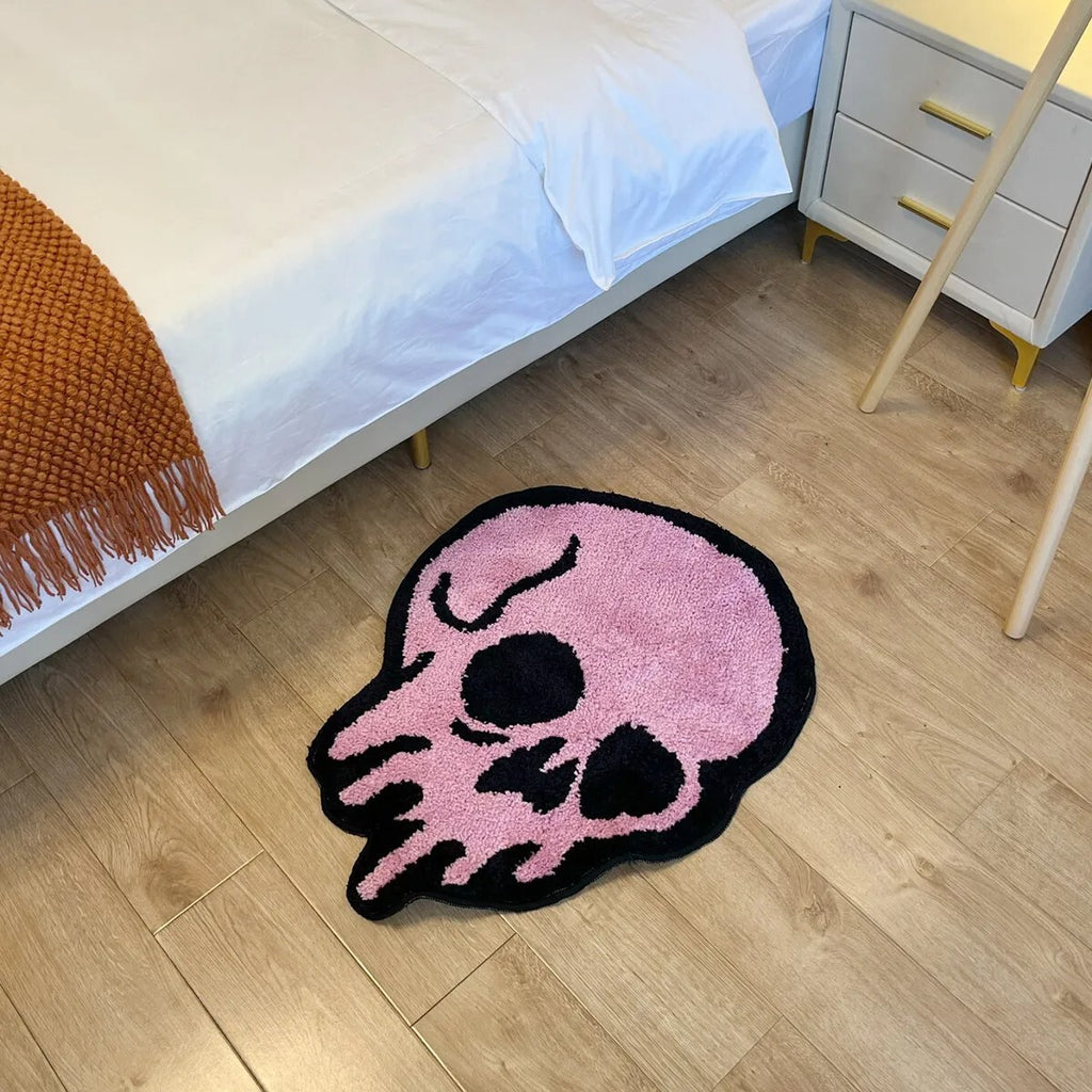 Pink Melting Skull