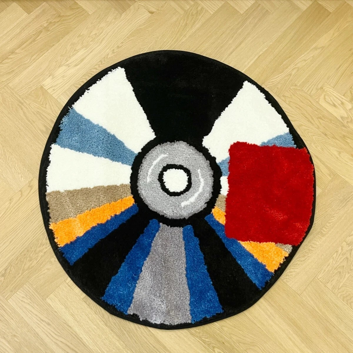 Handmade CD Rug