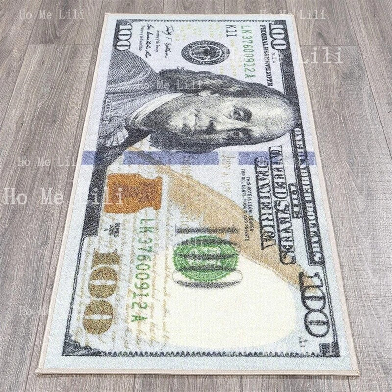 Hundred Dollar Bill Rug