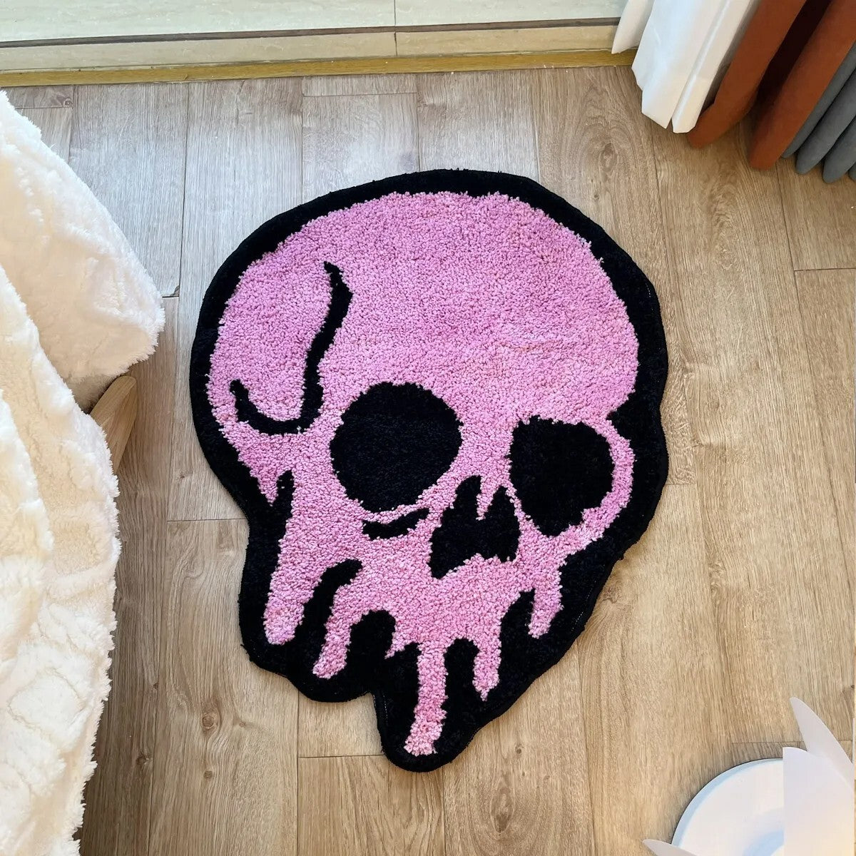 Pink Melting Skull