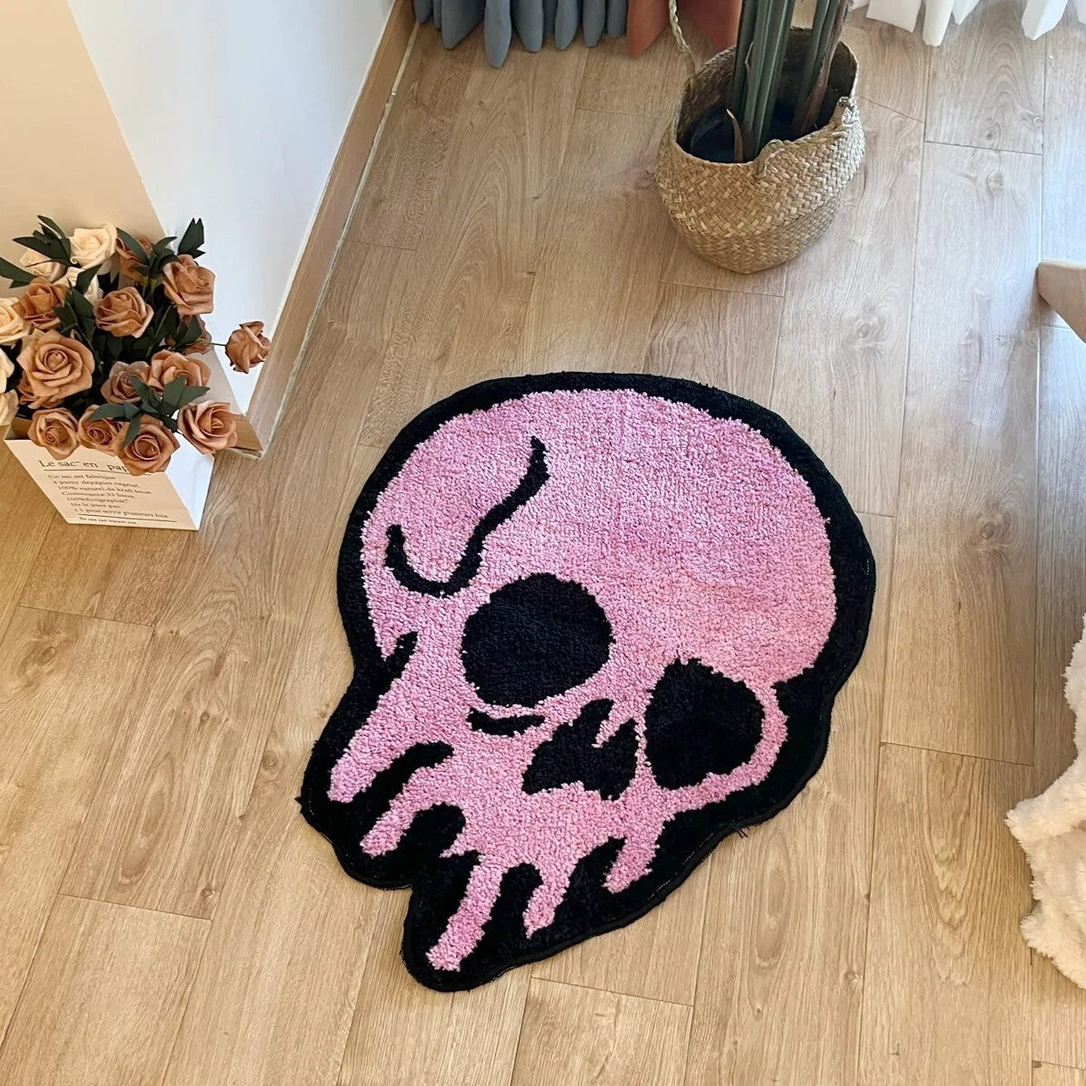 Pink Melting Skull