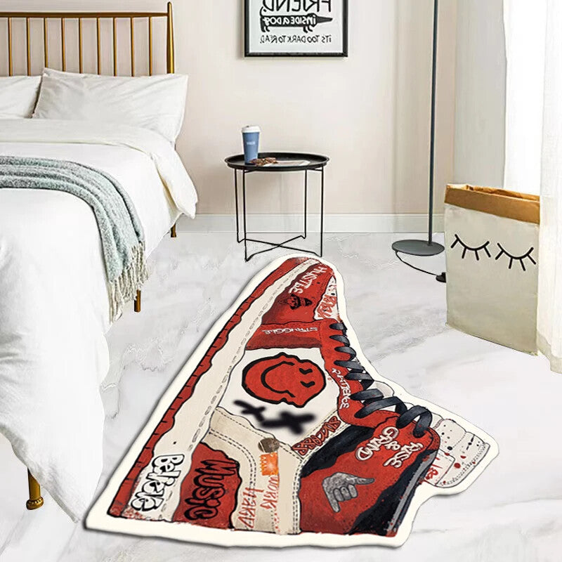 "Red" Hype Beast Sneaker Rug