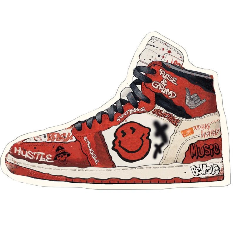 "Red" Hype Beast Sneaker Rug