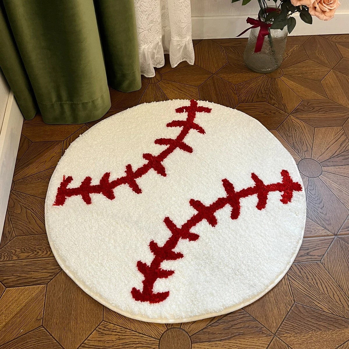 Baseball Rug