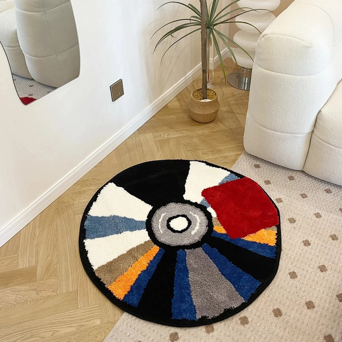 Handmade CD Rug