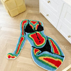 Colorful Female Body Shape Rug
