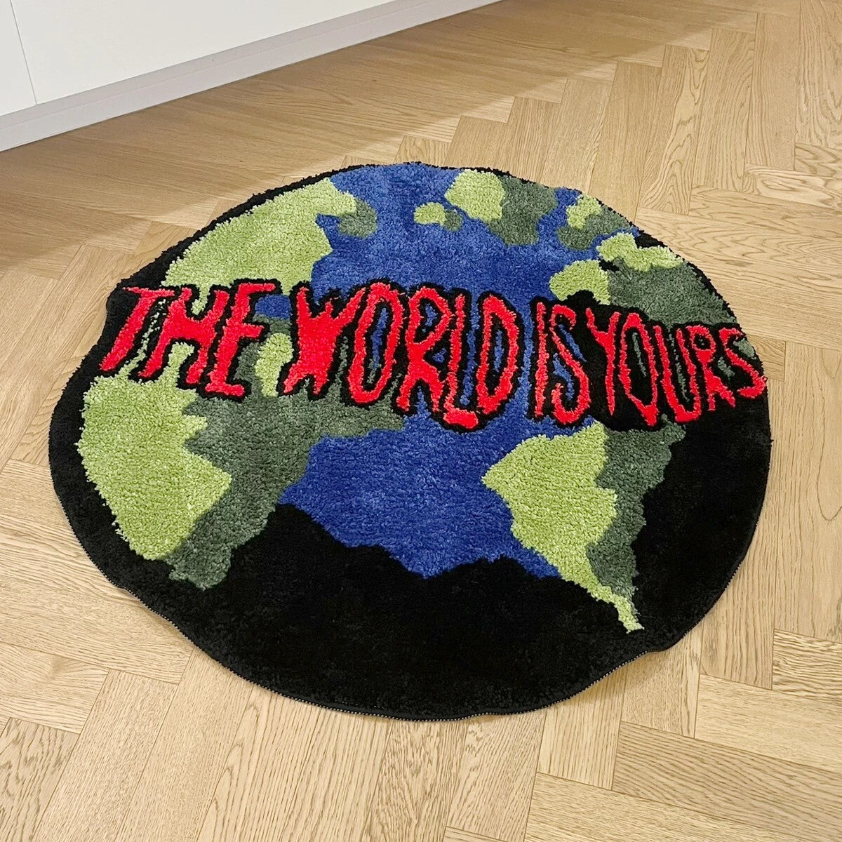 "The World Is Yours" Earth Rug