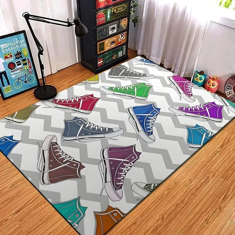 Fashion Shoes Sneakers Rug