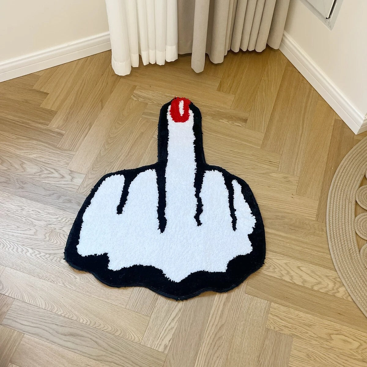 Middle Finger Rug
