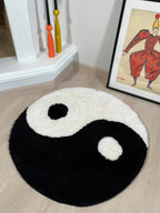 Yin and Yang Symbol Rug