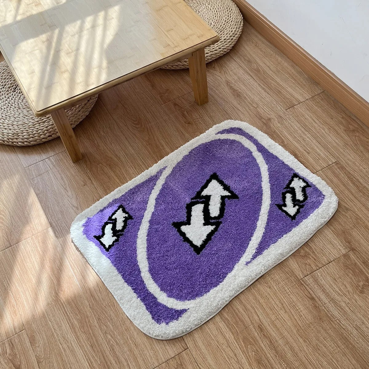 Purple Reverse Card Rug