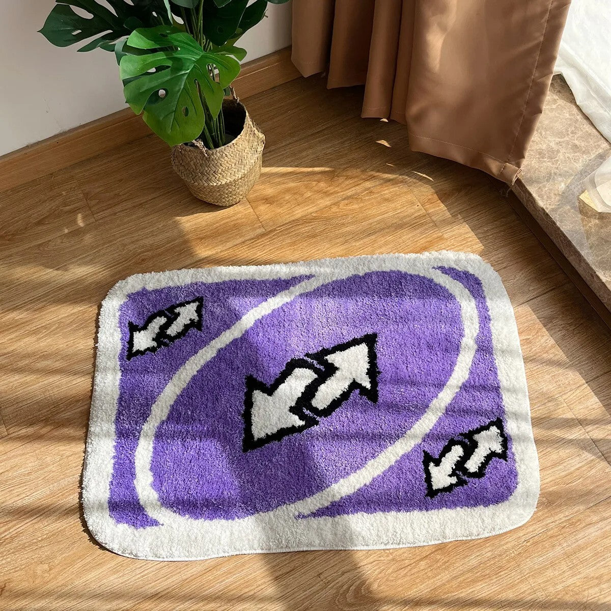 Purple Reverse Card Rug