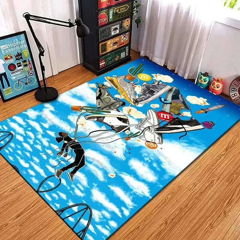 Fashion Shoes Sneakers Rug
