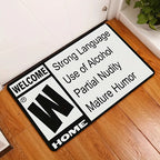 Interesting Phrase Door Mat