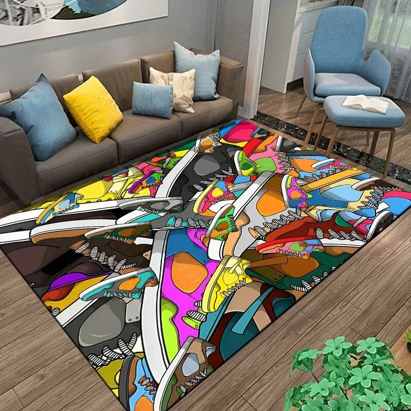Fashion Shoes Sneakers Rug