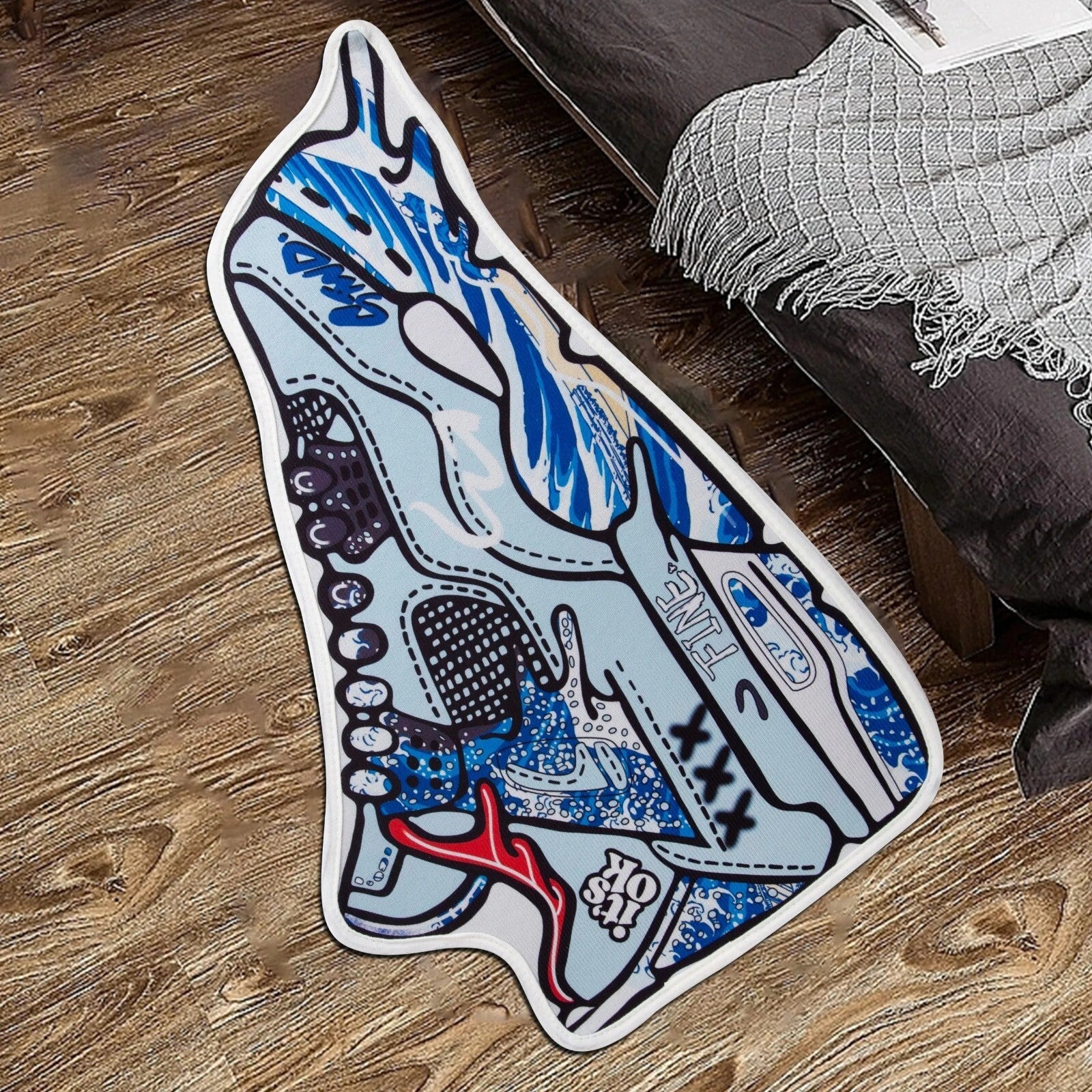 "Ice" Hype Beast Sneaker Rug