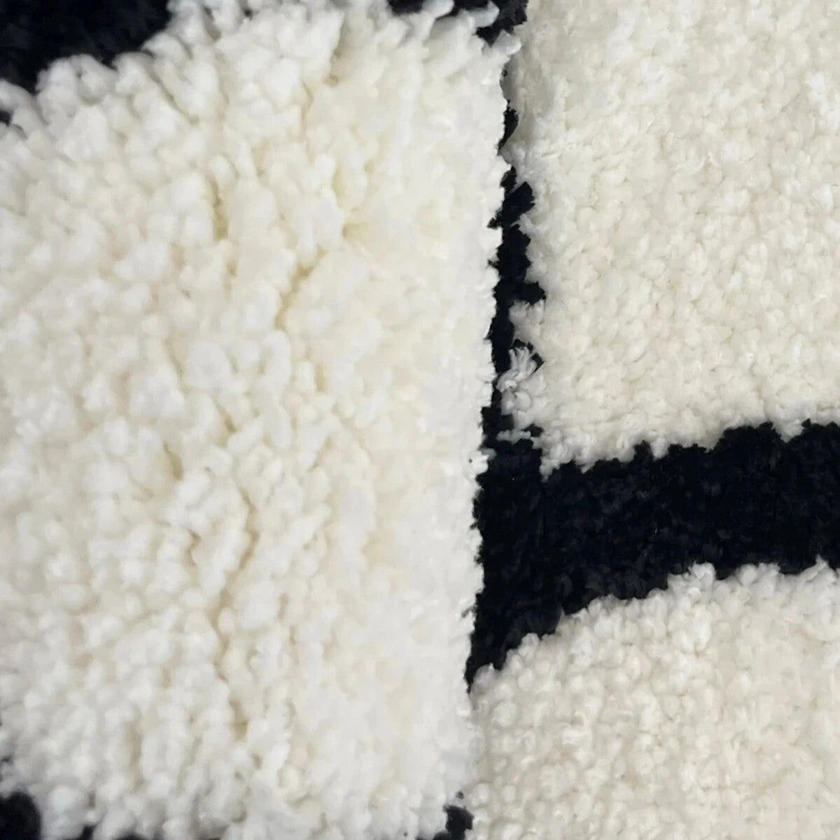 "It's OK" Black and White Rug