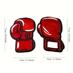 Red Boxing Gloves Rug