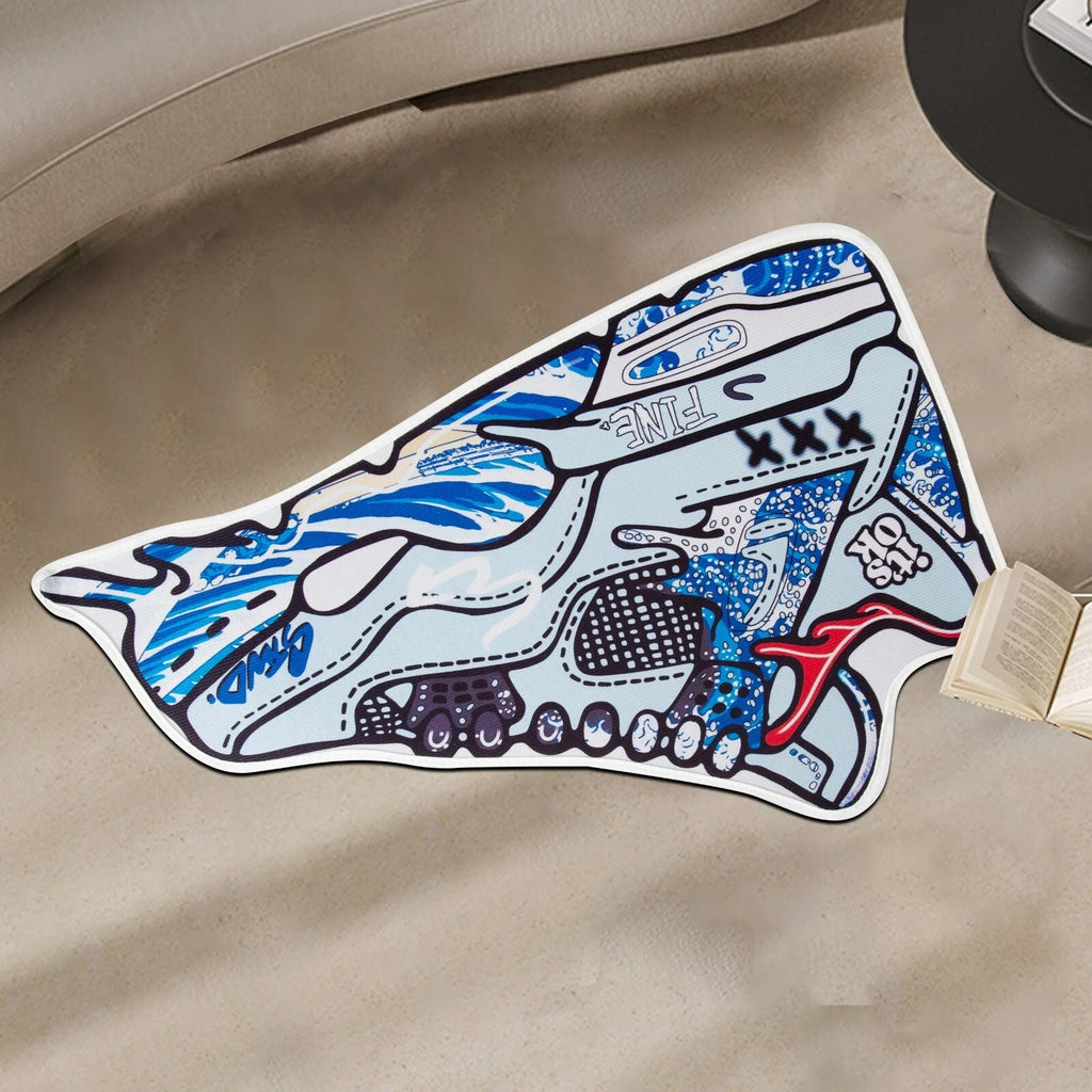"Ice" Hype Beast Sneaker Rug