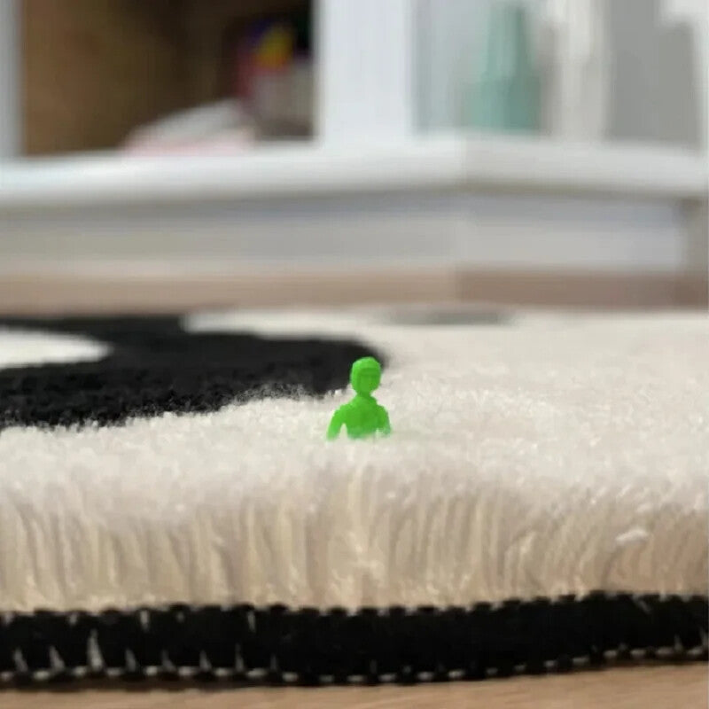 Yin and Yang Symbol Rug